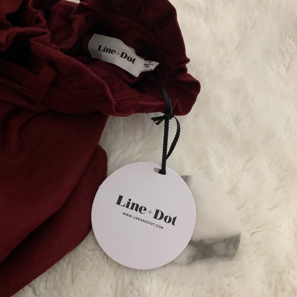 Line+Dot Matilda Skirt - Burgundy - Picture 6 of 6